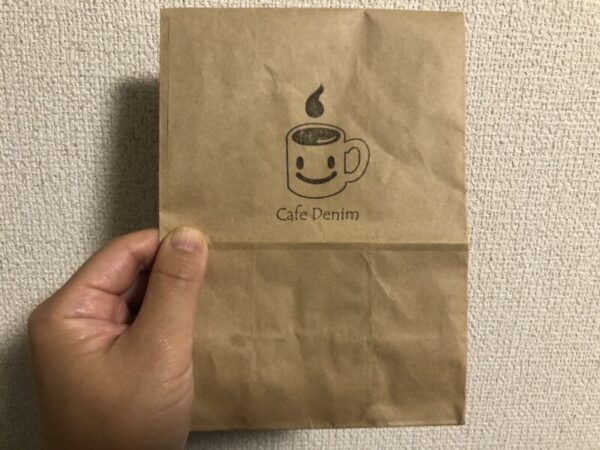 Cafe denim の紙袋